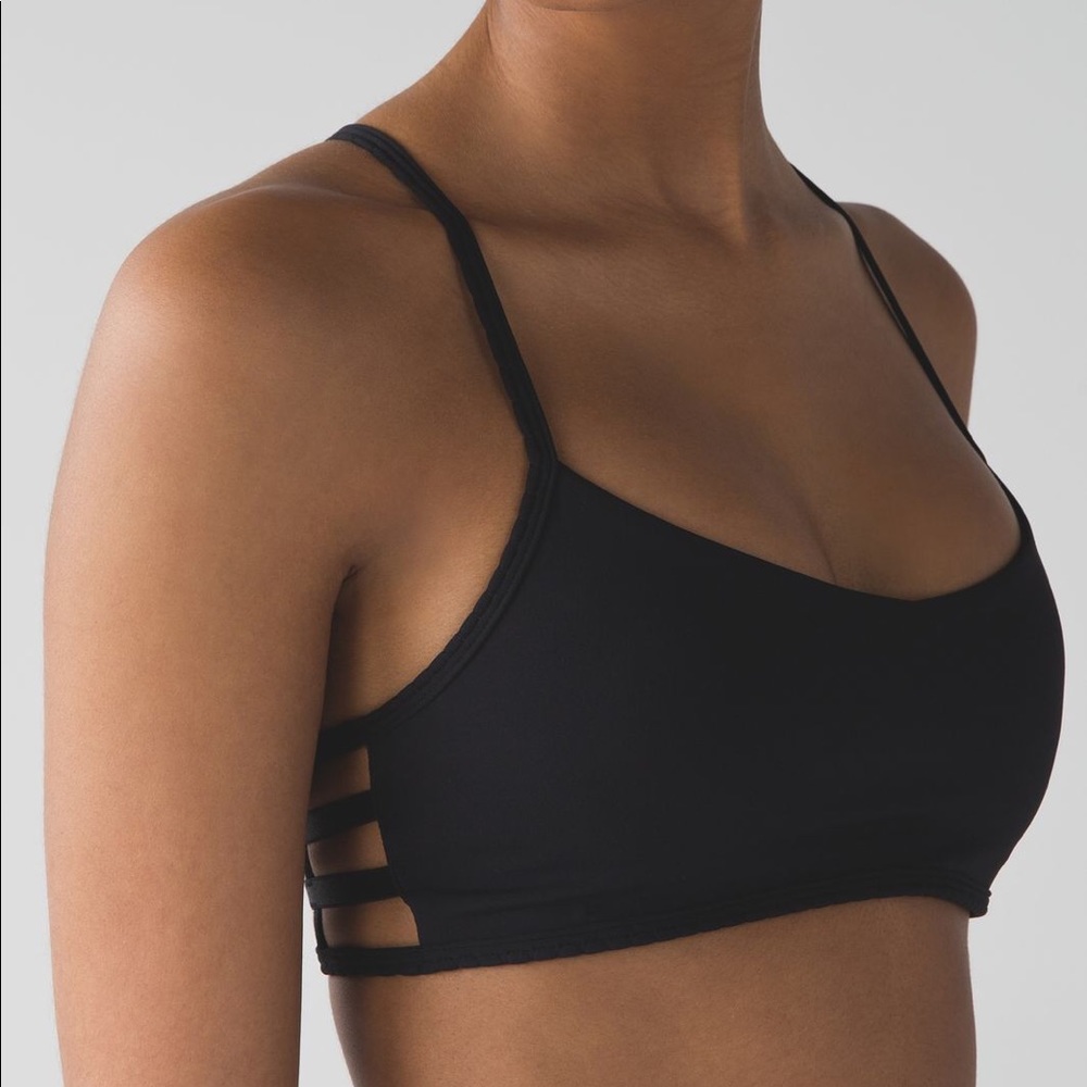 Lululemon 4 hot spell sports bra black
